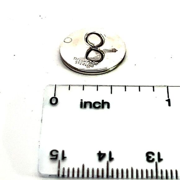 Tiffany & Co Estate Antique Buttons 1.625" Sterling Silver TIF667 - Picture 7 of 7